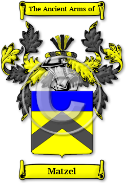 Matzel Family Crest Download (JPG) Legacy Series - 600 DPI