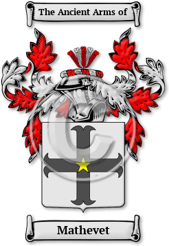 Mathevet Family Crest Download (jpg) Legacy Series - 150 DPI