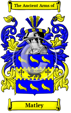 Matley Family Crest Download (JPG) Heritage Series - 600 DPI