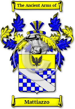 Mattiazzo Family Crest Download (JPG) Legacy Series - 600 DPI