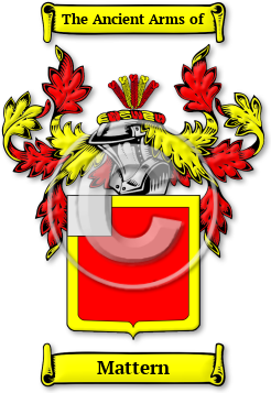 Mattern Family Crest Download (JPG) Legacy Series - 600 DPI