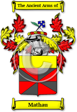 Mathau Family Crest Download (jpg) Legacy Series - 150 DPI