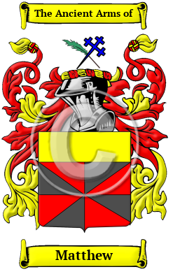 Matthew Family Crest Download (JPG) Heritage Series - 600 DPI