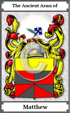 Matthew Family Crest Download (JPG)  Book Plated - 150 DPI