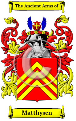 Matthysen Family Crest/Coat of Arms