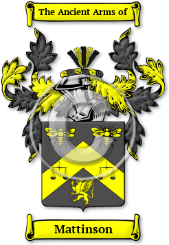 Mattinson Family Crest Download (JPG) Legacy Series - 600 DPI
