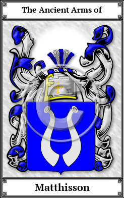 Matthisson Family Crest Download (JPG)  Book Plated - 150 DPI