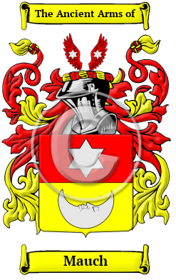 Mauch Family Crest/Coat of Arms