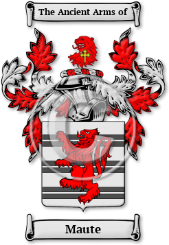Maute Family Crest Download (jpg) Legacy Series - 150 DPI