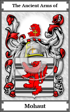 Mohaut Family Crest Download (JPG)  Book Plated - 150 DPI