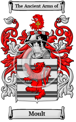 Moult Family Crest Download (JPG) Heritage Series - 600 DPI