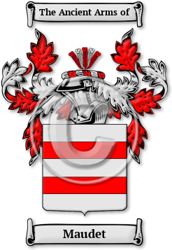 Maudet Family Crest Download (jpg) Legacy Series - 150 DPI