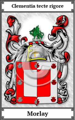 Morlay Family Crest Download (JPG)  Book Plated - 150 DPI
