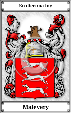 Malevery Family Crest Download (JPG)  Book Plated - 150 DPI