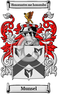 Munsel Family Crest Download (JPG) Heritage Series - 300 DPI