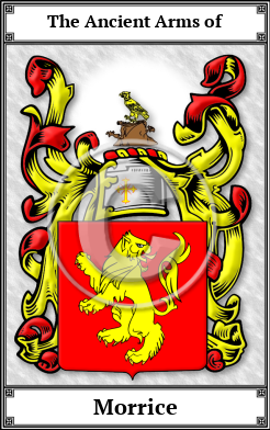 Morrice Family Crest Download (JPG)  Book Plated - 150 DPI