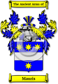 Mauris Family Crest Download (JPG) Legacy Series - 600 DPI