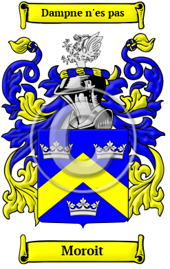 Moroit Family Crest Download (JPG) Heritage Series - 600 DPI