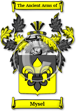 Mysel Family Crest Download (JPG) Legacy Series - 600 DPI