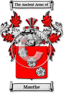 Mauthe Family Crest Download (jpg) Legacy Series - 150 DPI