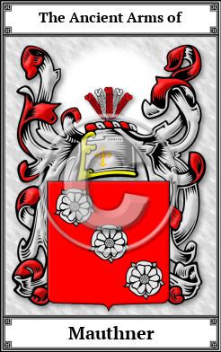 Mauthner Family Crest Download (JPG)  Book Plated - 150 DPI