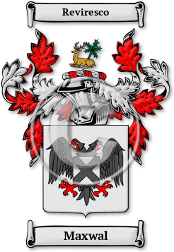 Maxwal Family Crest Download (JPG) Legacy Series - 600 DPI