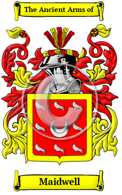 Maidwell Family Crest/Coat of Arms