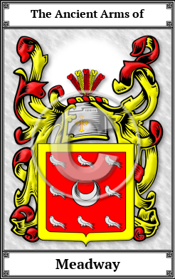 Meadway Family Crest Download (JPG)  Book Plated - 150 DPI