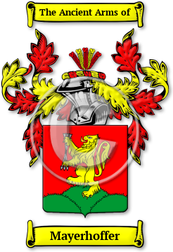 Mayerhoffer Family Crest Download (JPG) Legacy Series - 600 DPI