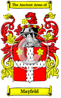 Mayfeld Family Crest/Coat of Arms