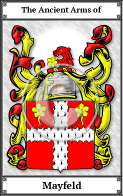 Mayfeld Family Crest Download (JPG)  Book Plated - 150 DPI