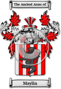 Maylin Family Crest Download (jpg) Legacy Series - 150 DPI
