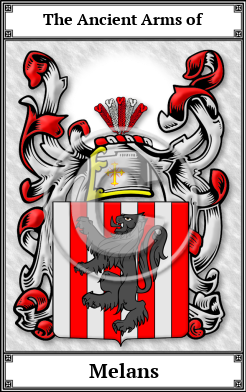 Melans Family Crest Download (JPG)  Book Plated - 150 DPI