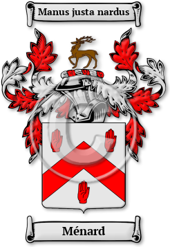 Ménard Family Crest Download (JPG) Legacy Series - 600 DPI