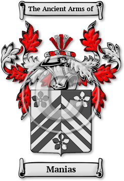 Manias Family Crest Download (jpg) Legacy Series - 150 DPI