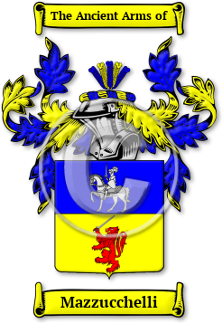 Mazzucchelli Family Crest Download (JPG) Legacy Series - 600 DPI