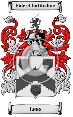 Leas Family Crest Download (JPG) Heritage Series - 600 DPI