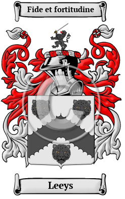 Leeys Family Crest/Coat of Arms