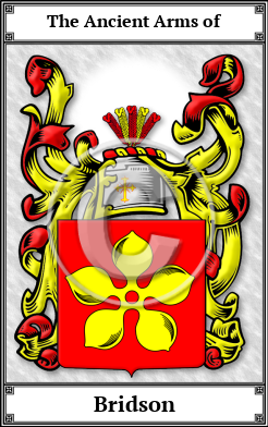 Bridson Family Crest Download (JPG)  Book Plated - 150 DPI