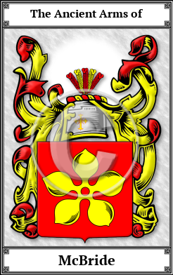 McBride Family Crest Download (JPG)  Book Plated - 150 DPI