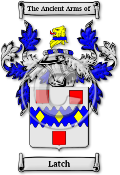Latch Family Crest Download (JPG) Legacy Series - 600 DPI