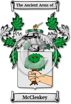 McCleskey Family Crest Download (jpg) Legacy Series - 150 DPI