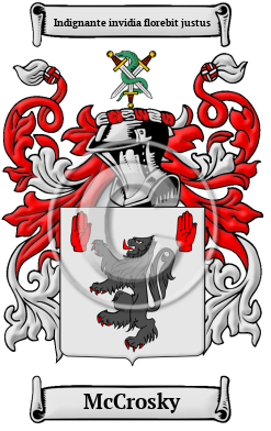 McCrosky Family Crest Download (JPG) Heritage Series - 600 DPI