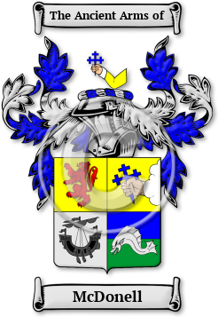 McDonell Family Crest Download (jpg) Legacy Series - 150 DPI