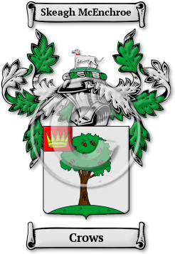 Crows Family Crest Download (jpg) Legacy Series - 150 DPI