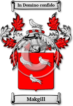 Makgill Family Crest Download (JPG) Legacy Series - 600 DPI