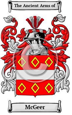 McGeer Family Crest Download (jpg) Heritage Series - 150 DPI