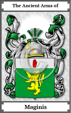 Maginis Family Crest Download (JPG)  Book Plated - 150 DPI
