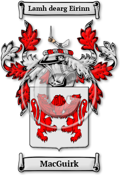 MacGuirk Family Crest Download (jpg) Legacy Series - 150 DPI