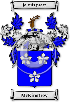 McKinstrey Family Crest Download (jpg) Legacy Series - 150 DPI